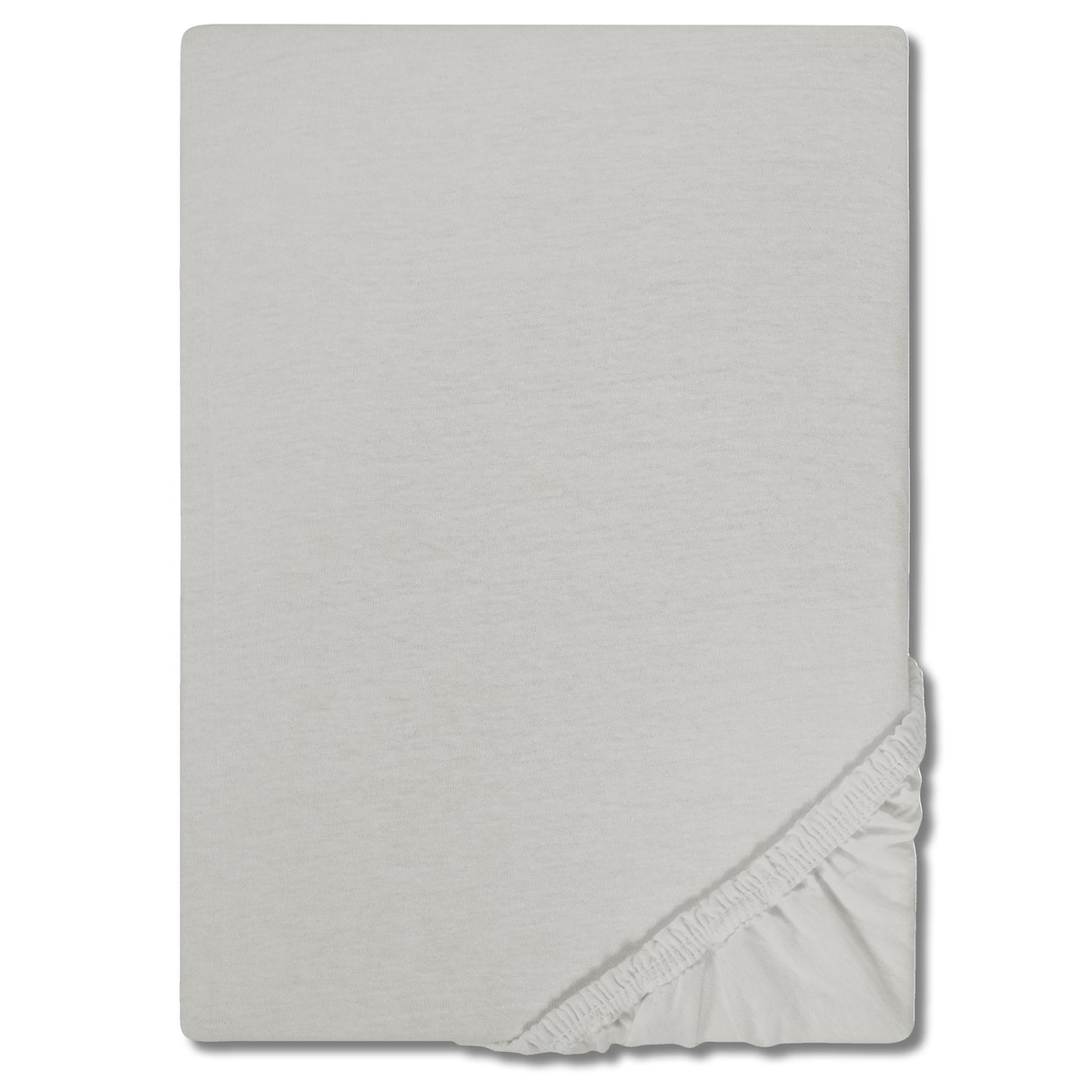 CloudComfort Basic Spannbettlaken silber grau 90 x 190 - 100 x 200 cm Image