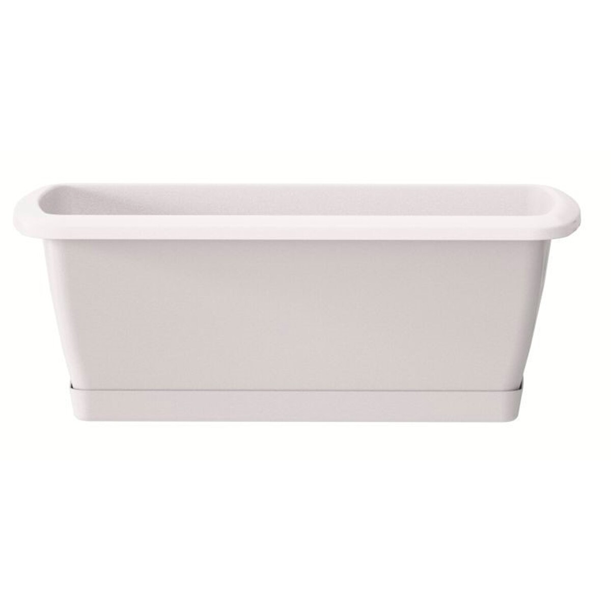 Prosperplast - Pflanzkasten mit Halterung 78,6 x 18,4 x 14,5 cm Respana Set in Weiß Image