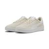 Sneaker PUMA "Court Lally Suede Sneakers Damen", Gr. 37.5, weiß (alpine snow weiß), Obermaterial: Textil, Kuhleder, Synthetik; Futter: Textil; Innensohle: Textil; Laufsohle: Gummi, Schuhe