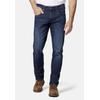 5-Pocket-Jeans HERO BY JOHN MEDOOX "Baxter Denim Relaxed Fit", Herren, Gr. 31, Länge 32, blau (dunkelblau tint), Denim/Jeans, 96% Baumwolle, 2% Polyester, 2% Elasthan, casual, straight fit lang, Jeans, Relaxed Fit Casual Clean Wash Denim Jeans für...