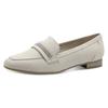 Slipper MARCO TOZZI, Damen, Gr. 41, beige (sand), Textil, elegant, Schuhe, Businessschuh, Schlupfschuh, Halbschuh mit funkelndem Zierriegel