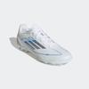 Fußballschuh ADIDAS PERFORMANCE "F50 LEAGUE AG", Gr. 40, weiß (cloud weiß, silber metallic, cloud weiß), Synthetik, Textil, sportlich, Schuhe
