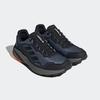 Trailrunningschuh ADIDAS TERREX "TRAIL RIDER GORE-TEX TRAILRUNNING", Gr. 45, blau (wonder steel, core schwarz, impact orange), Synthetik, Textil, sportlich, Schuhe, wasserdicht