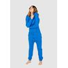 Jumpsuit MONIZ, Baby, Gr. S, EURO-Größen, blau, 80% Baumwolle, 20% Polyester, casual, lang, Langarm, Overalls, mit kuscheligem Komfort