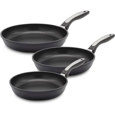 Pfannen-Set KRÜGER "Delta", schwarz, Pfannen, Ø 20/24/28 cm, Induktion Image