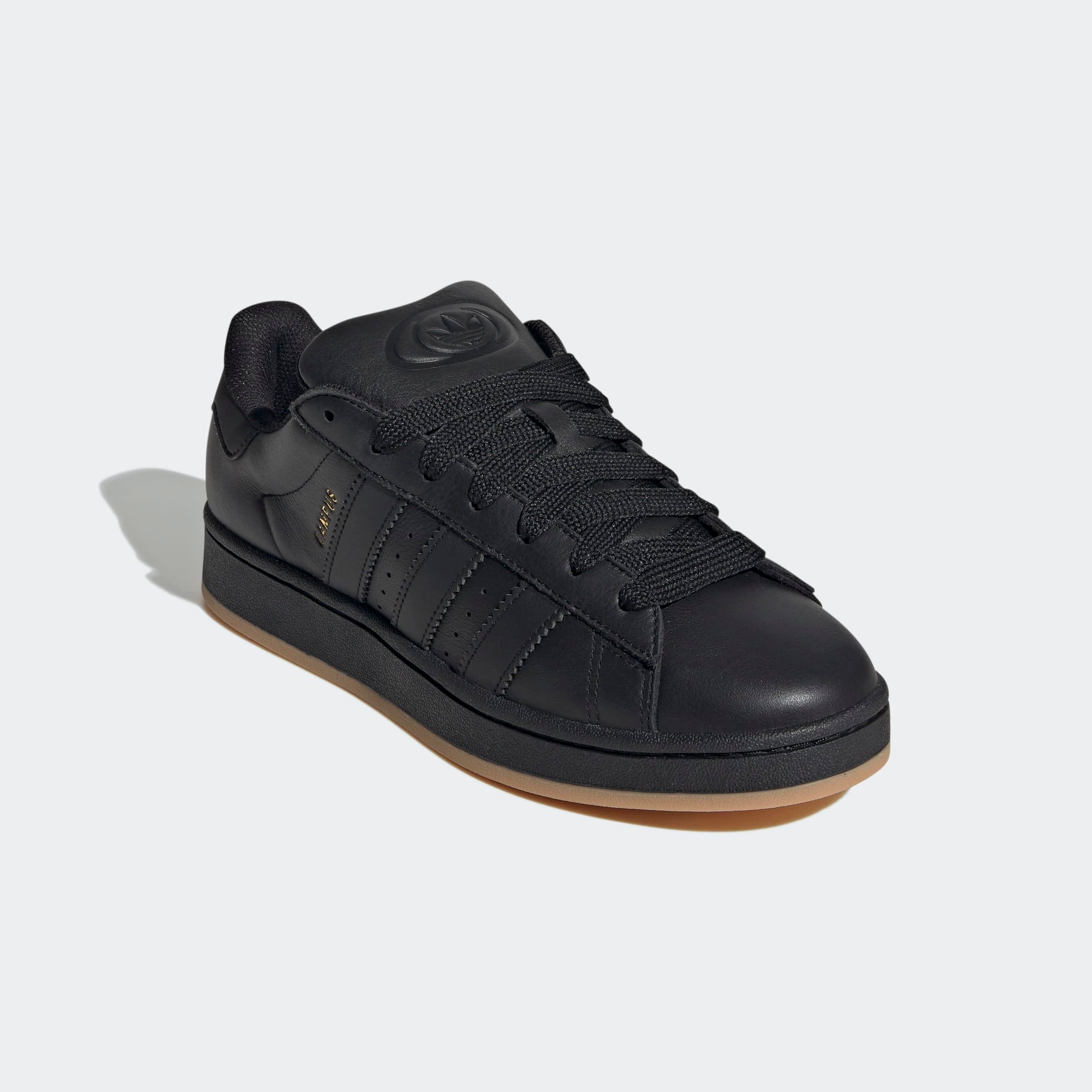 Sneaker ADIDAS ORIGINALS "CAMPUS 00S", Herren, Gr. 40, schwarz (core schwarz, core schwarz, core schwarz), Leder, Schuhe Sneaker