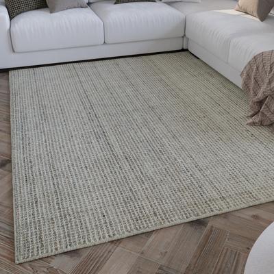 Teppich WECON HOME "Hamptons FOURTEEN", beige (greige), B:200cm H:10mm L:300cm, Schurwolle, Kunstfaser, Teppiche, Läufer, Fasermix, Kurzflor, Wohnzimmer, Schlafzimmer, elegant, Karo Image