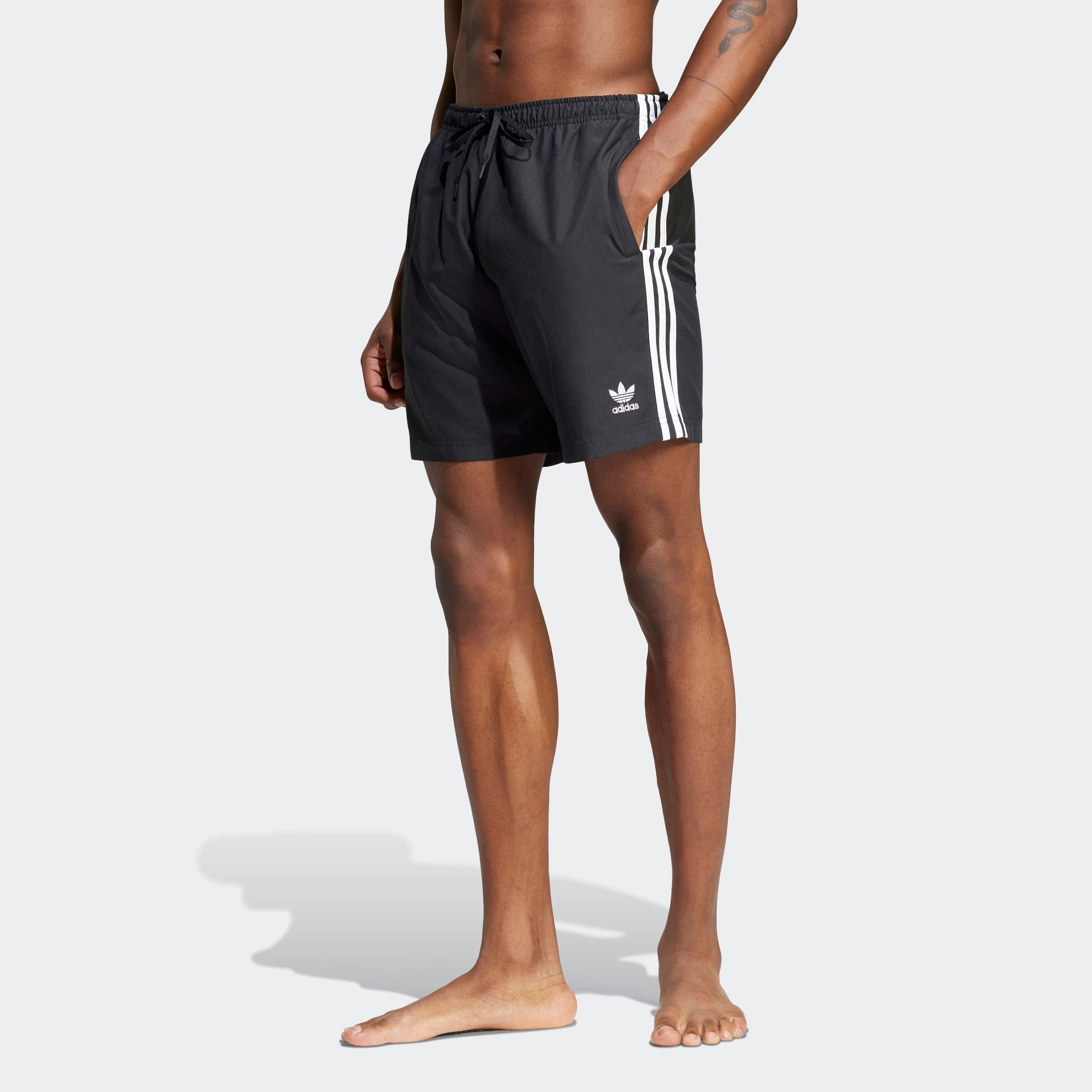 Badeshorts ADIDAS PERFORMANCE "ADIC SWIMSH 8IN", Herren, Gr. S, N-Gr, schwarz, Obermaterial: 100% Polyester, Badehosen, Topseller Image