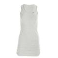 Longtop WINSHAPE "WTR15", Damen, Gr. S, grau (grau melange), 48% Baumwolle, 48% Polyester, 4% Elasthan, Rundhals, ohne Ärmel, Tops, mit seitlicher Raffung
