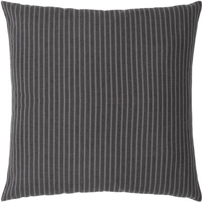 Dekokissen PAD "Fiora", grau (anthrazit, gestreift), B:40cm L:40cm, Baumwolle, Dekokissen_Sitzkissen_Kissenhüllen, einzigartiges Design, Kissenhülle ohne Füllung, 1 Stück Image