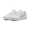 Sneaker PUMA "CARINA 3.0", Gr. 39, weiß (puma weiß, rose quartz, puma gold), Leder, unifarben, sportlich, Schuhe