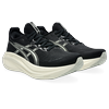 Laufschuh ASICS "GEL-NIMBUS 27", Gr. 46,5, schwarz, lake grau, Textil, sportlich, Schuhe