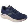 Sneaker SKECHERS "ARCH FIT 2.0", Herren, Gr. 48,5, blau (navy), Textil, sportlich, Schuhe, Trainingsschuh, Schnürschuh mit komfortabler Innensohle