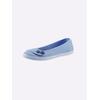 Ballerina CASUAL LOOKS, Damen, Gr. 37, blau (himmelblau), Textil, modisch, Schuhe