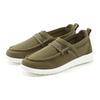 Sneaker VIVANCE "Freizeitschuh, Halbschuh", Damen, Gr. 38, grün (oliv), Obermaterial: 50% Lederimitat, 50% Textilmaterial. Futter: 100% Textilmaterial. Decksohle: 100% Textilmaterial. Laufsohle: 100% Synthetik, unifarben, Mesh, casual, Schuhe...