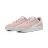 Sneaker PUMA "Court Lally Suede Sneakers Damen", Gr. 38, rosa (rose quartz weiß pink), Obermaterial: Textil, Kuhleder, Synthetik; Futter: Textil; Innensohle: Textil; Laufsohle: Gummi, Schuhe