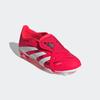 Fußballschuh ADIDAS PERFORMANCE "PREDATOR LEAGUE FOLD-OVER TONGUE KIDS FG", Gr. 36, rot (lucid rot, cloud weiß, core schwarz), Synthetik, sportlich, Schuhe