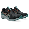 Trailrunningschuh ASICS "GEL-VENTURE 10", Gr. 45, schwarz, rainy lake, Textil, Synthetik, sportlich, Schuhe