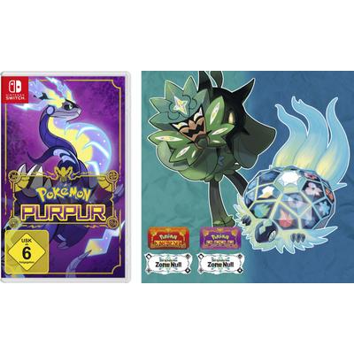 NINTENDO SWITCH Spielesoftware "Pokemon Purpur + Der Schatz von Zone Null DLC", bunt, Nintendo Switch, Games