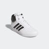 Sneaker ADIDAS SPORTSWEAR "HOOPS 4.0 MID", Gr. 42, schwarz-weiß (cloud weiß, core schwarz, grau two), Synthetik, sportlich, Schuhe