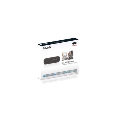 D-LINK Access Point "DWM-222/R 4G LTE USB Adapter", schwarz, B:11,3cm H:2,3cm T:14,6cm, Router