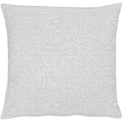 Dekokissen APELT "7907 Uni Paisley" Gr. 1, grau (grau, unifarben), B:39cm L:39cm, Polyester, Kunstfaser, Dekokissen_Sitzkissen_Kissenhüllen, Kissenhülle mit Füllung, 1 Stück Image
