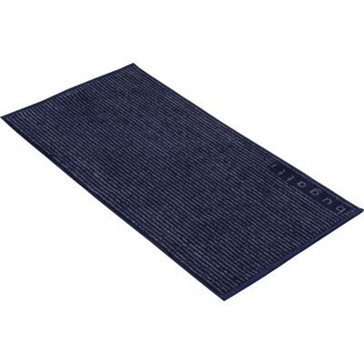 Handtuch BUGATTI "Tiago", blau (marine blau), B:50cm L:100cm, Webfrottier, Obermaterial: 100% Baumwolle, Handtücher (Packung), besonders saugfähig Image