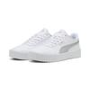 Sneaker PUMA "Carina 3.0 Aqua Metallics Sneakers Damen", Gr. 38, weiß (weiß silber metallic), Obermaterial: Synthetik, Textil; Futter: Textil; Innensohle: Textil; Laufsohle: Gummi, Schuhe