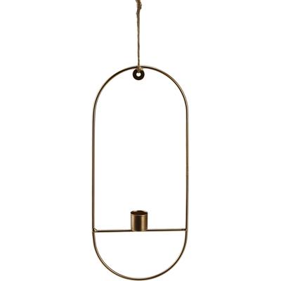 Kerzenhalter AM DESIGN "Weihnachtsdeko", gold (goldfarben), B:2,4cm H:31,5cm, Metall, Kerzenhalter, aus Metall, Höhe ca. 31,5 cm Image