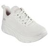 Sneaker SKECHERS "BOBS B FLEX HI-FLYING HI", Damen, Gr. 40, weiß (sanftes weiß), Textil, sportlich, Schuhe, Trainingsschuh, Schnürschuh, Freizeitschuh in veganer Verarbeitung, Topseller
