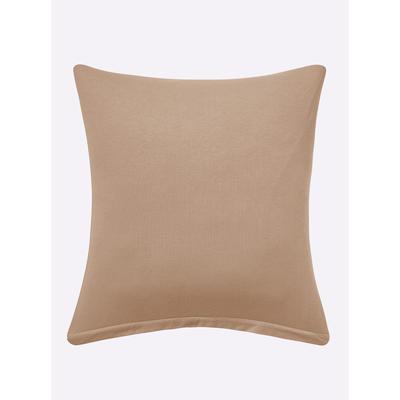 Kissenbezüge ESTELLA Gr. 1, braun (caramel), Nackenrollenbezug 15x40cm, Baumwolle, Baumwolle, 100% Baumwolle, Kissenbezüge Image