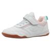 Sneaker KANGAROOS "Backyard 2.0 EV", Gr. 27, weiß, frost pink, Synthetik, Textil, sportlich, Schuhe, Hallenschuh, Indoorschuh
