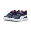 Sneaker PUMA "COURTFLEX V3 V INF", Gr. 24, blau (puma navy, puma weiß, puma rot), Synthetik, unifarben, sportlich, Schuhe, für Kinder
