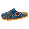 Pantolette LICO "Pantolette Bioline Clog Kids", Gr. 38, blau, Synthetik, Schuhe