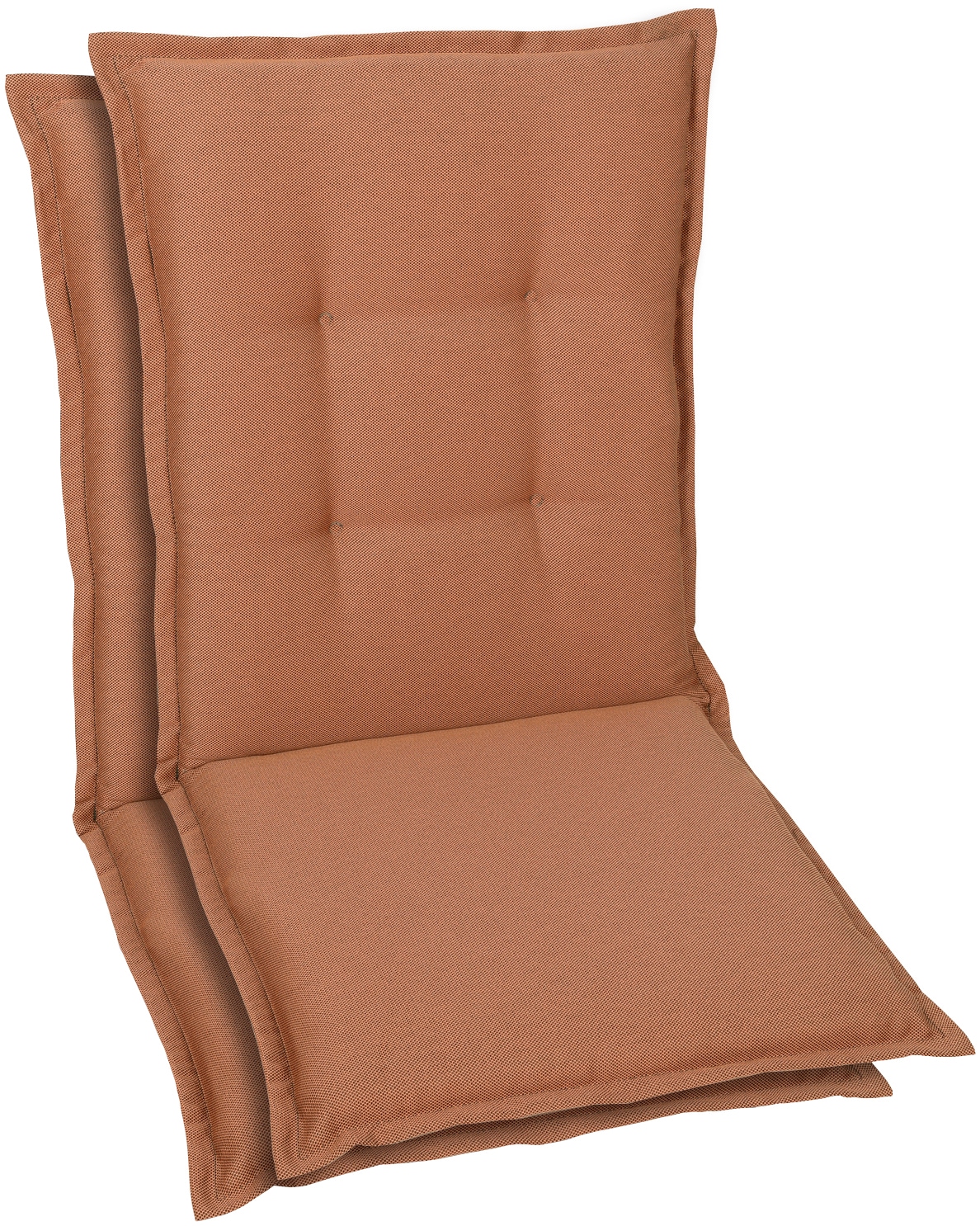 Sitzauflage GO-DE, braun, B:50cm H:7cm T:108cm, Polyester, Polyurethan, Polsterauflagen, Maße ca.: 50 cm x 108 cm x 7 cm