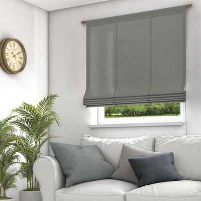 Raffrollo NEUTEX FOR YOU "Mara-ECO" Gr. 4, bunt (silberfarben, grau), B:120cm H:140cm, Jacquard, Obermaterial: 100% Polyester, Raffrollos Image