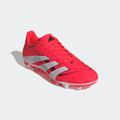 Fußballschuh ADIDAS PERFORMANCE "PREDATOR CLUB FG/MG", Gr. 42,5, rot (lucid rot, cloud weiß, core schwarz), Synthetik, sportlich, Schuhe