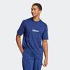 T-Shirt ADIDAS SPORTSWEAR "M LIN SJ T", Herren, Gr. XXXL, blau (dunkelblau, weiß), Obermaterial: 100% Baumwolle, sportlich, Rundhals, Shirts