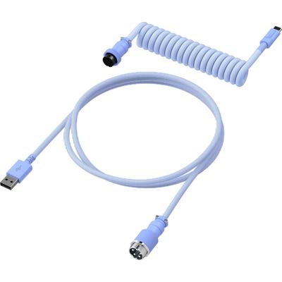 HYPERX Spiral-Verbindungskabel "USBC Coiled Cable", lila (hellviolett), 120cm, Kabel Image