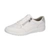 Keilsneaker WALDLÄUFER "K-IRA", Damen, Gr. 8,5 (42,5), silber (weiß, silberfarben), Nappaleder, Textil, Nubukleder, sportlich, Schuhe Sneaker, Halbschuh, Komfortschuh, komfortable Weite K für den kräftigen Fuß