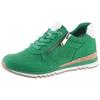 Keilsneaker MARCO TOZZI, Damen, Gr. 41, grün, Textil, Lederimitat, unifarben mit Farbeinsatz, Veloursleder, sportlich, Schuhe Sneaker, Freizeitschuh, Halbschuh, Schnürschuh in veganer Verarbeitung