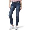 Straight-Jeans TOM TAILOR "Alexa Straight", Damen, Gr. 26, Länge 32, blau (mid stone wash), Denim/Jeans, Obermaterial: 98% Baumwolle, 2% Elasthan, unifarben, casual, gerade lang, Jeans, in 5-Pocket-Form, Topseller