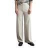 Jerseyhose MARC O'POLO "aus softem Organic-Cotton-Viskose-Mix", Damen, Gr. XXS, Normalgrößen, grau (mid stone melange), Obermaterial: 54% Baumwolle, 43% Viskose, 3% Elasthan, unifarben, casual, gerade normal, Hosen