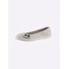Ballerina CASUAL LOOKS, Damen, Gr. 38, grau (hellgrau), Textil, modisch, Schuhe