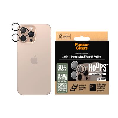 PANZERGLASS Kameraschutzglas "Hoops Camera Lens Protection", transparent, B:11,00cm H:1,00cm T:13,00mm, Displayfolien, Lens Cover, Schutzfolie, Schutzglas, kratz- & stoßfest
