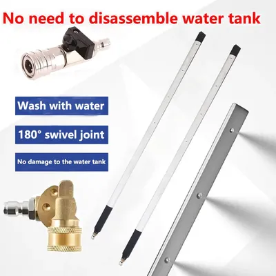 Auto-Kühler-Reinigungsstab, Wassertank für Hochdruckreiniger, Auto, LKW, Power Washer Wand, Dachrinnen-Reinigungswerkzeug mit 1/4 ohne Entfernung