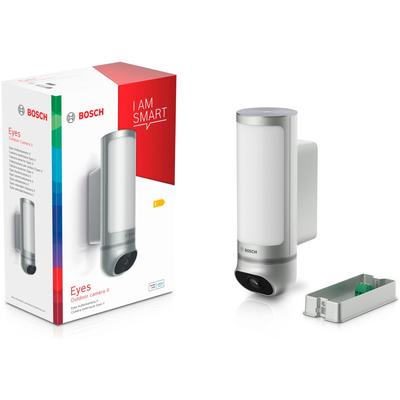 BOSCH Smart Home Kamera "Smart Home Eyes II", silber, B:7,2cm H:22,4cm T:7,2cm, Überwachungskameras