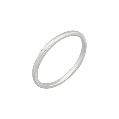 caï Ring 925/- Sterling Silber ohne Stein 052 (16,6) Weiss Damen Image
