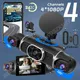 Videoregistratore per auto Dvr GPS 1080P a 4 canali APP WiFi da 360 gradi dashcam 24 ore Monitor di parcheggio Telecamera per retromarcia registratore per auto