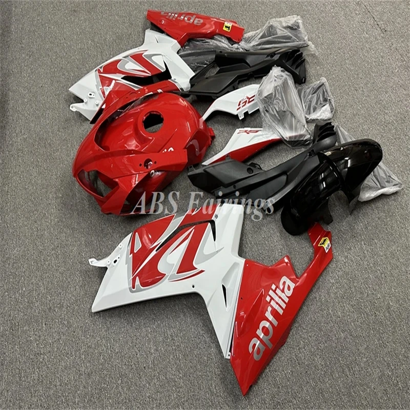 Nuovo kit carene ABS adatto per Aprilia RS125 RS4 50 125 2006 2007 2008 2009 2010 2011 06 07 08 09 10 11 Set carrozzeria Rosso Bianco